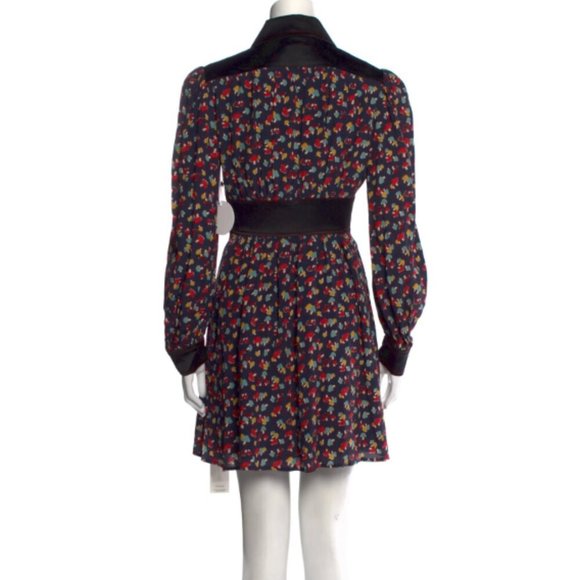 STAUD Dolly Dress in Mushroom Print Mini Dress womens size small - Picture 5 of 6